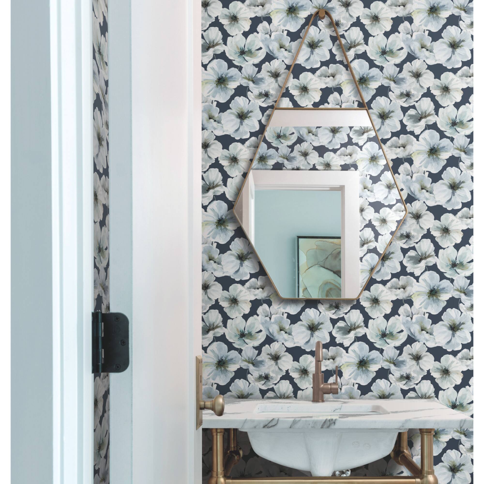 RoomMates Tamara Day Hawthorn Blossom Peel & Stick Wallpaper